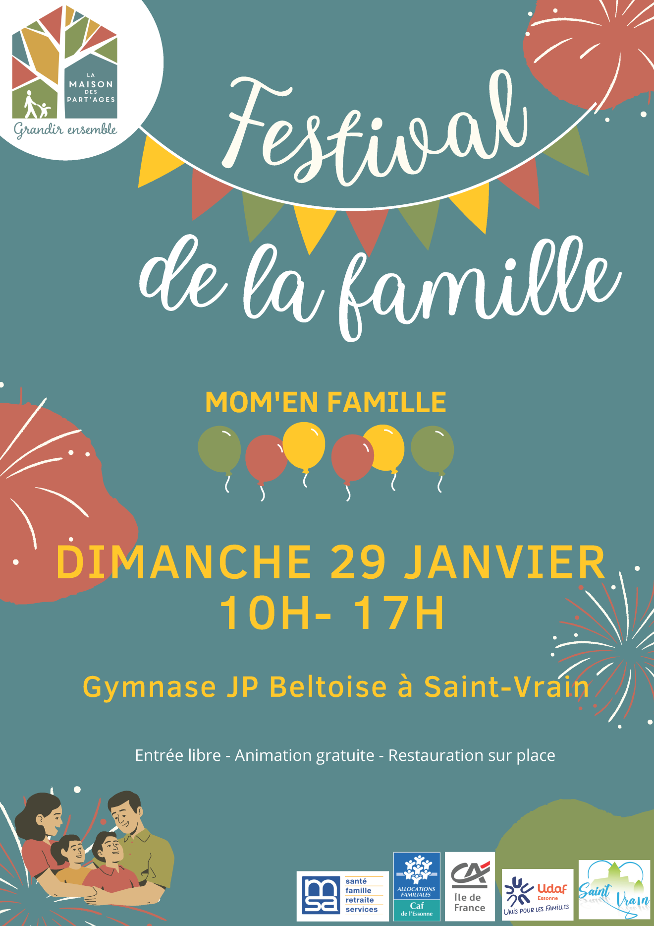 Mom'en famille : le festival de la parentalité du sud Essonne