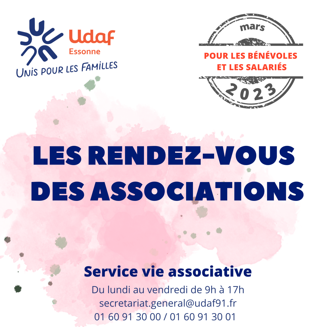 Les rendez vous des associations mars 2023