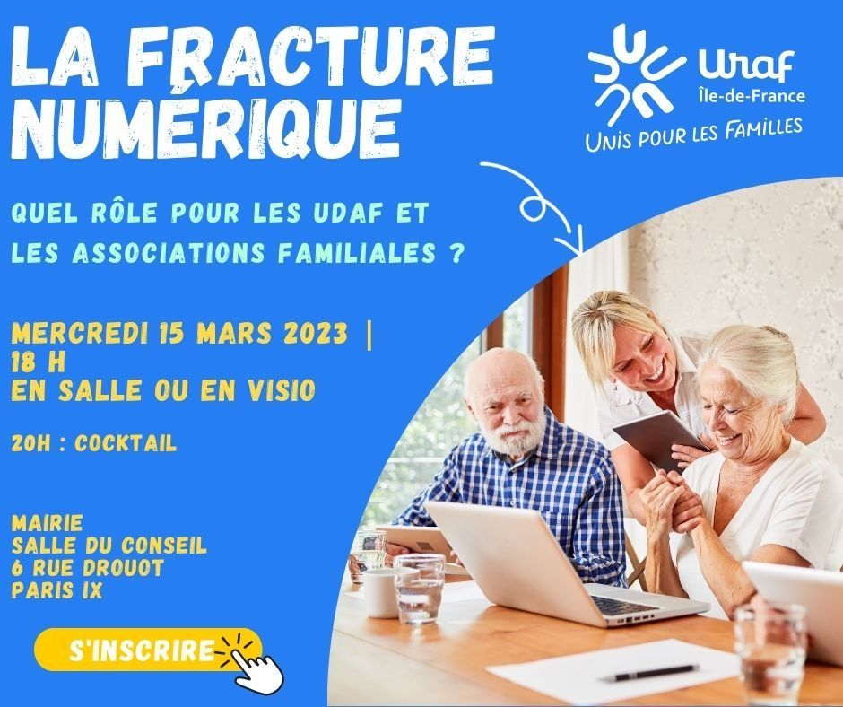 La fracture numérique – Quel rôle pour les Udaf et les associations familiales ?