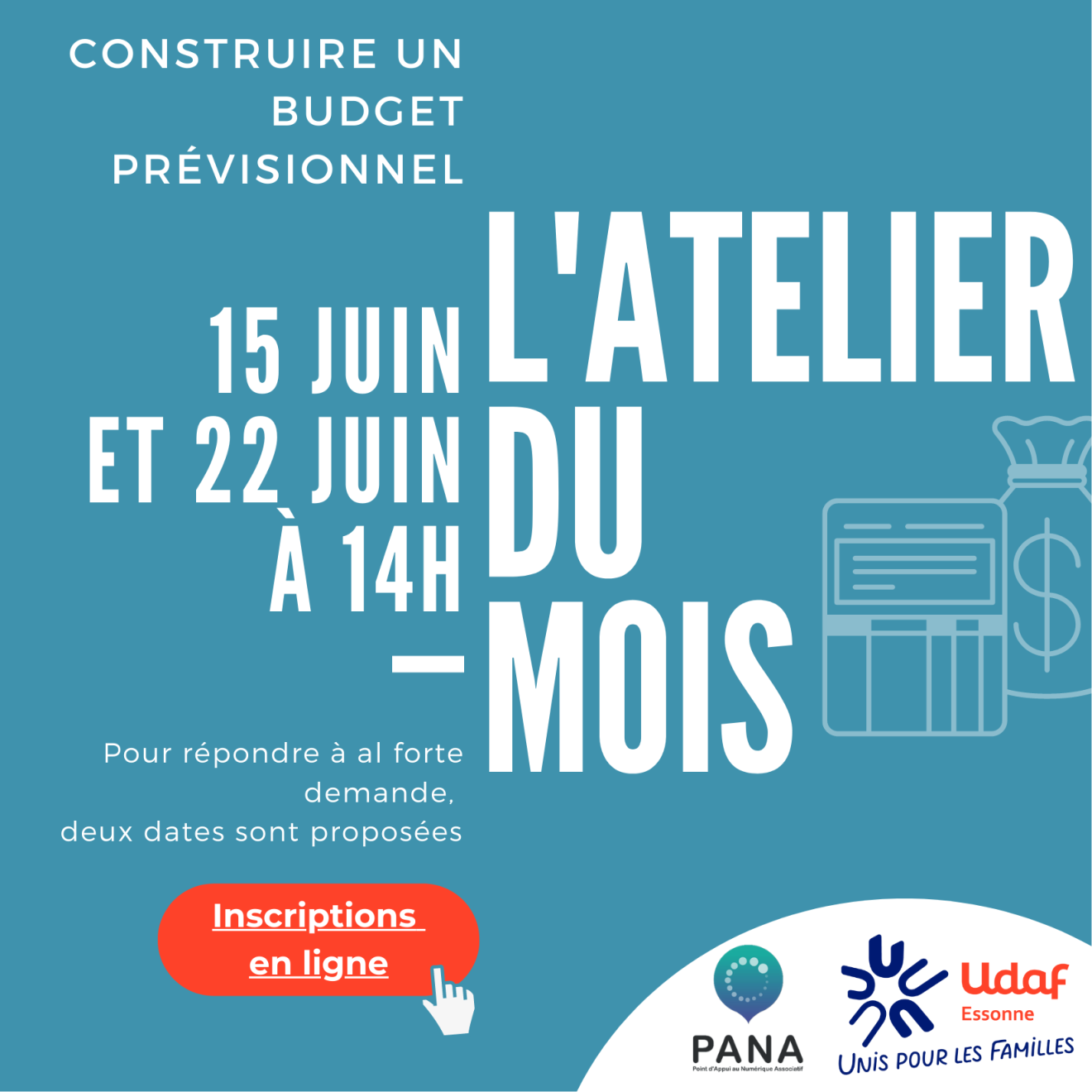 Atelier du mois de juin : construire un budget prévisionnel