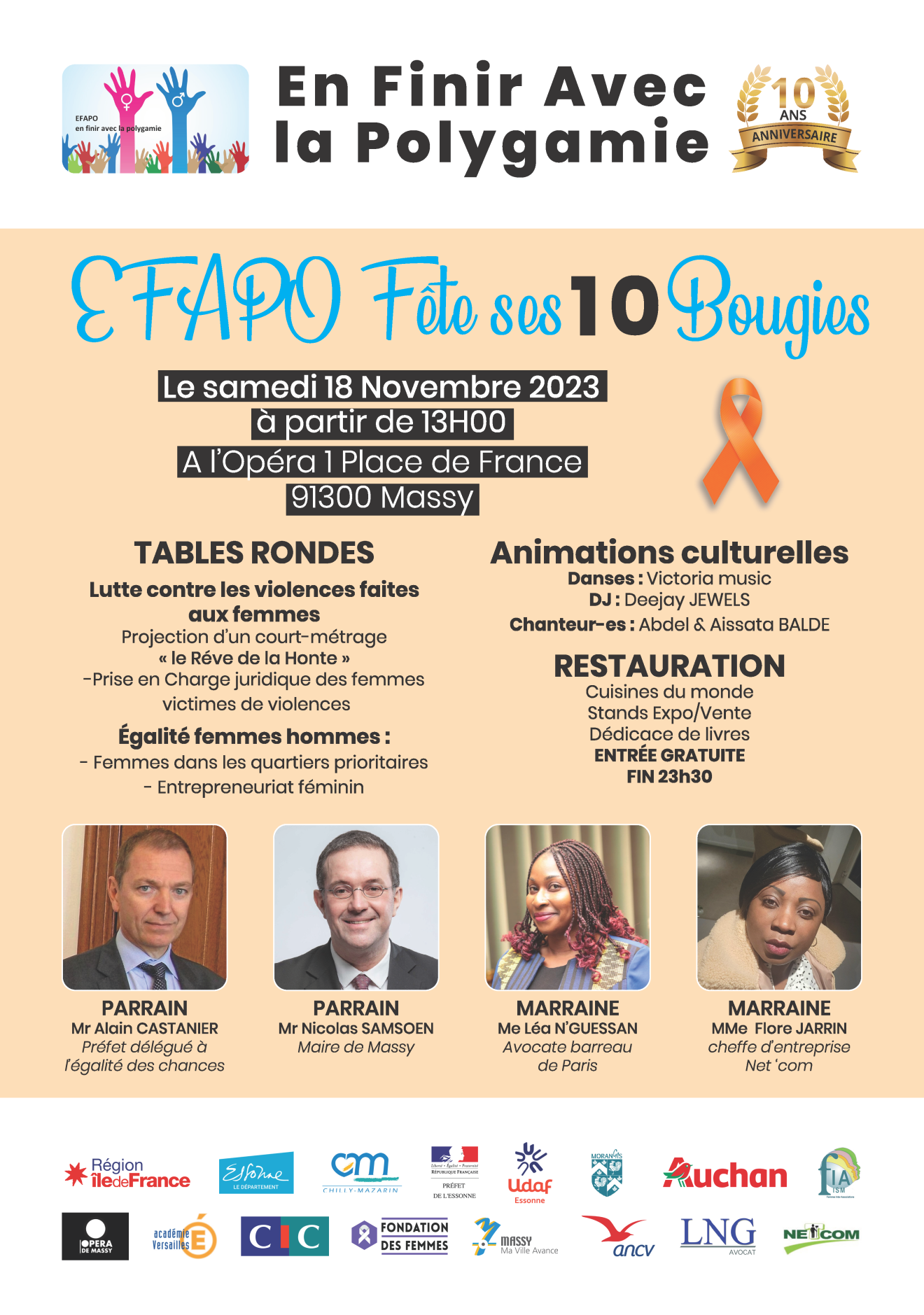 Efapo fête ses 10 ans à l'opéra de Massy