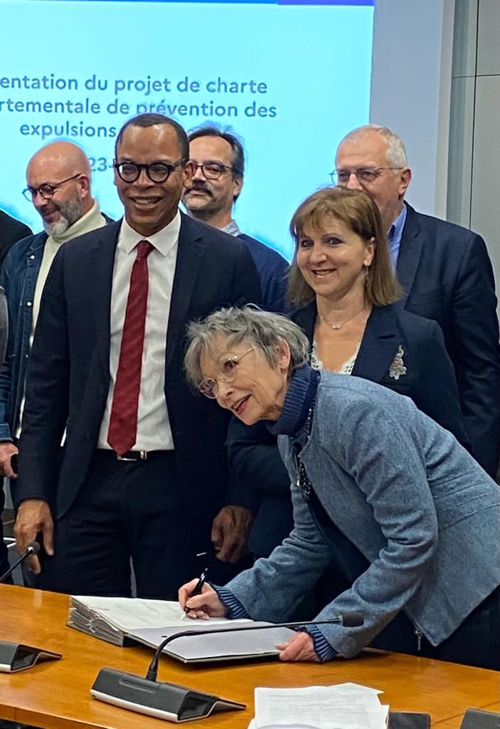 Signature de la Charte départementale de prévention des expulsions locatives