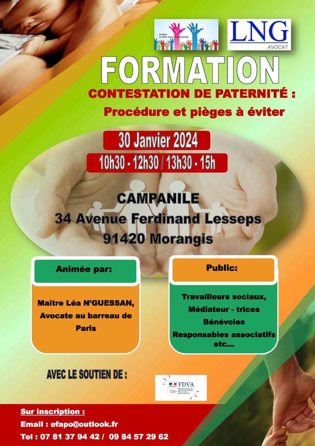 Formation : contestation de paternité