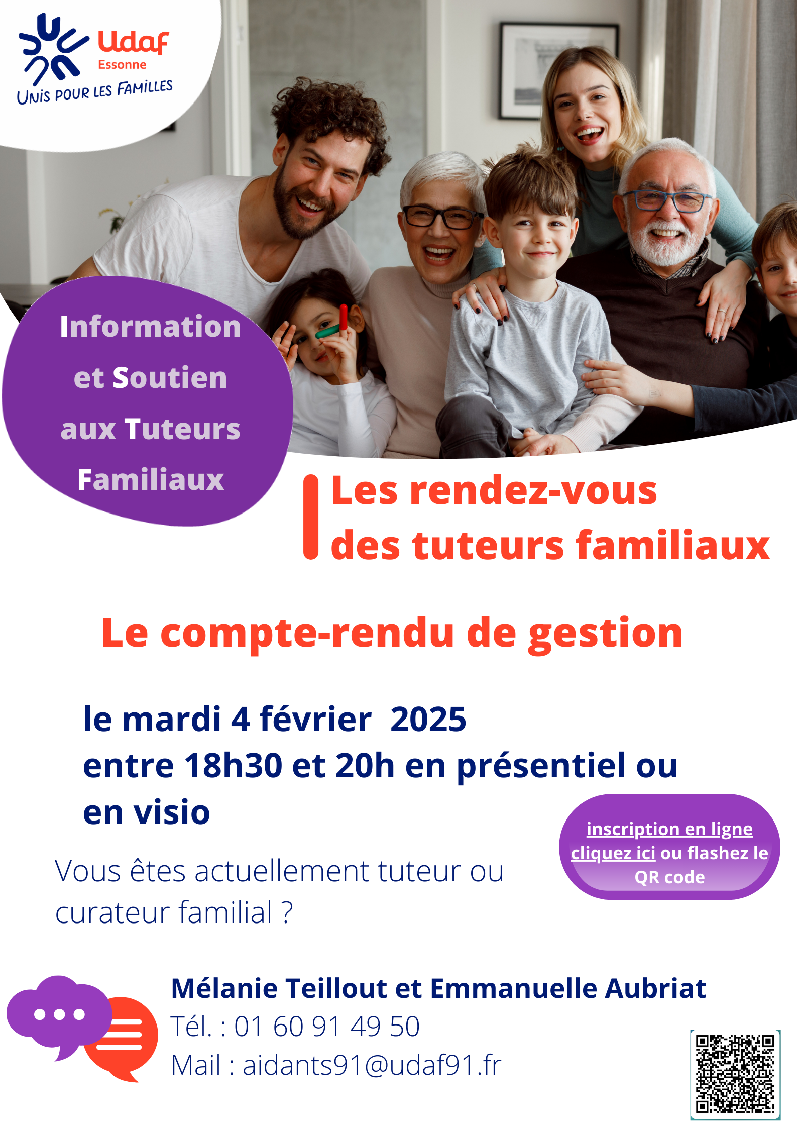 Rendez-vous des tuteurs familiaux - février 2024