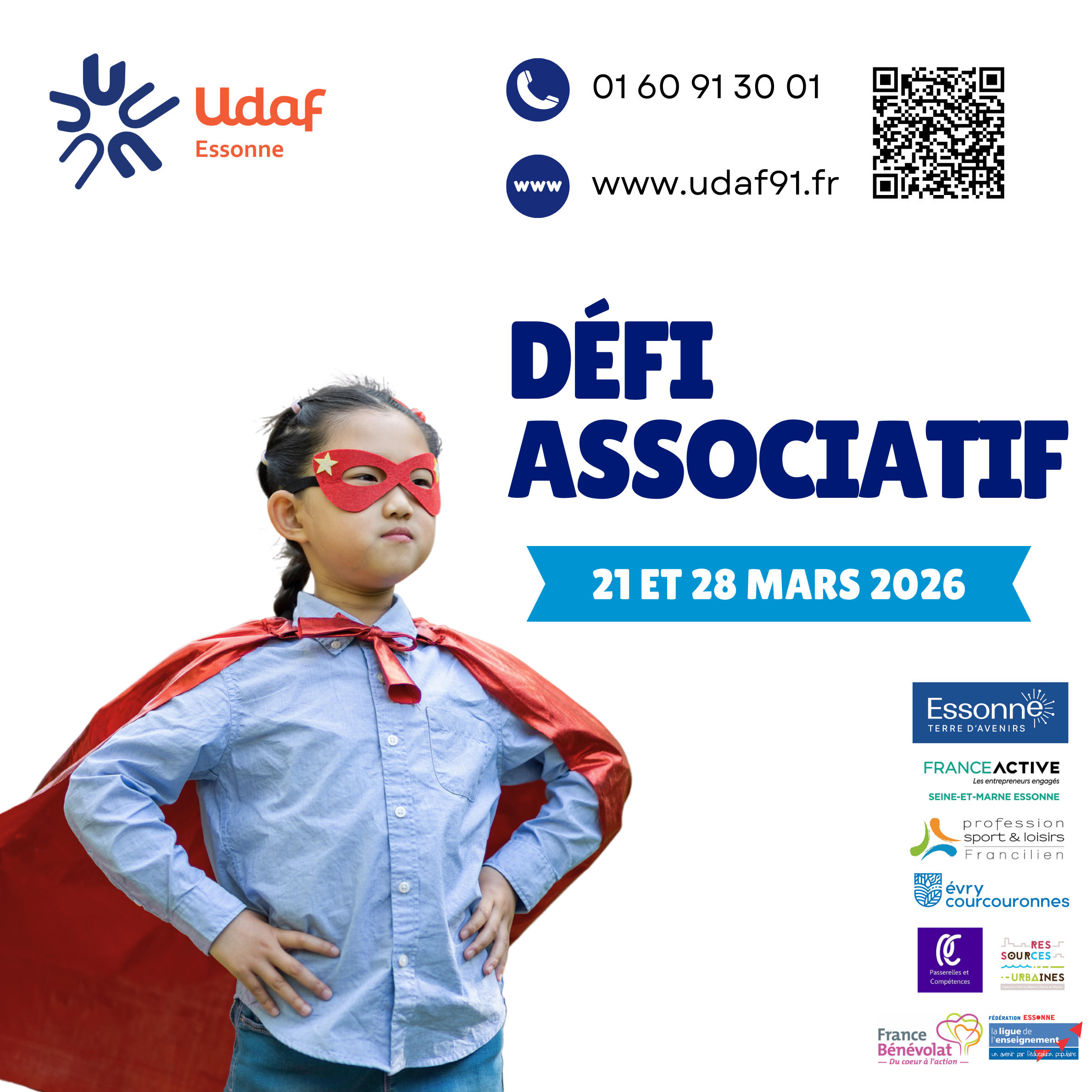 L’Udaf de l’Essonne et ses partenaires lancent la 5ème édition du Défi associatif « Ambition familles ».