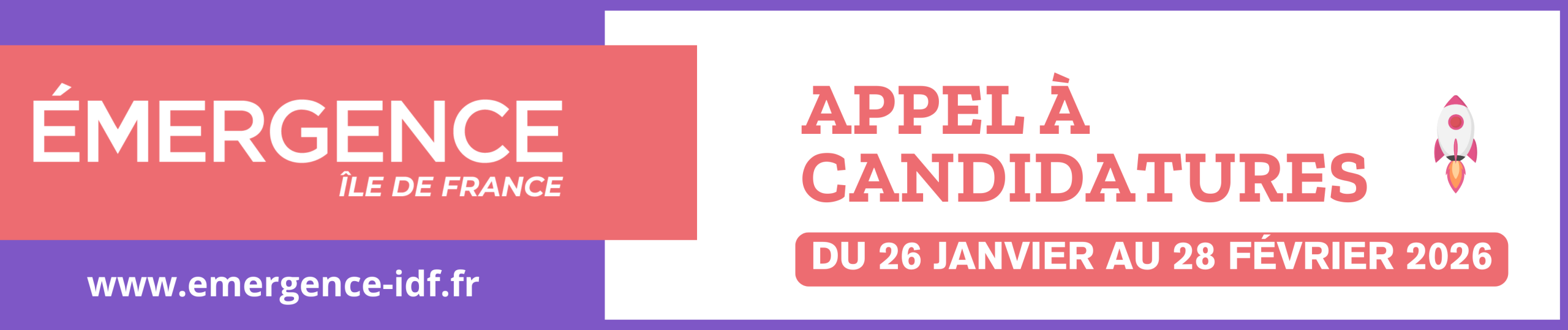 Emergence IDF : l'appel à candidatures est lancé !
