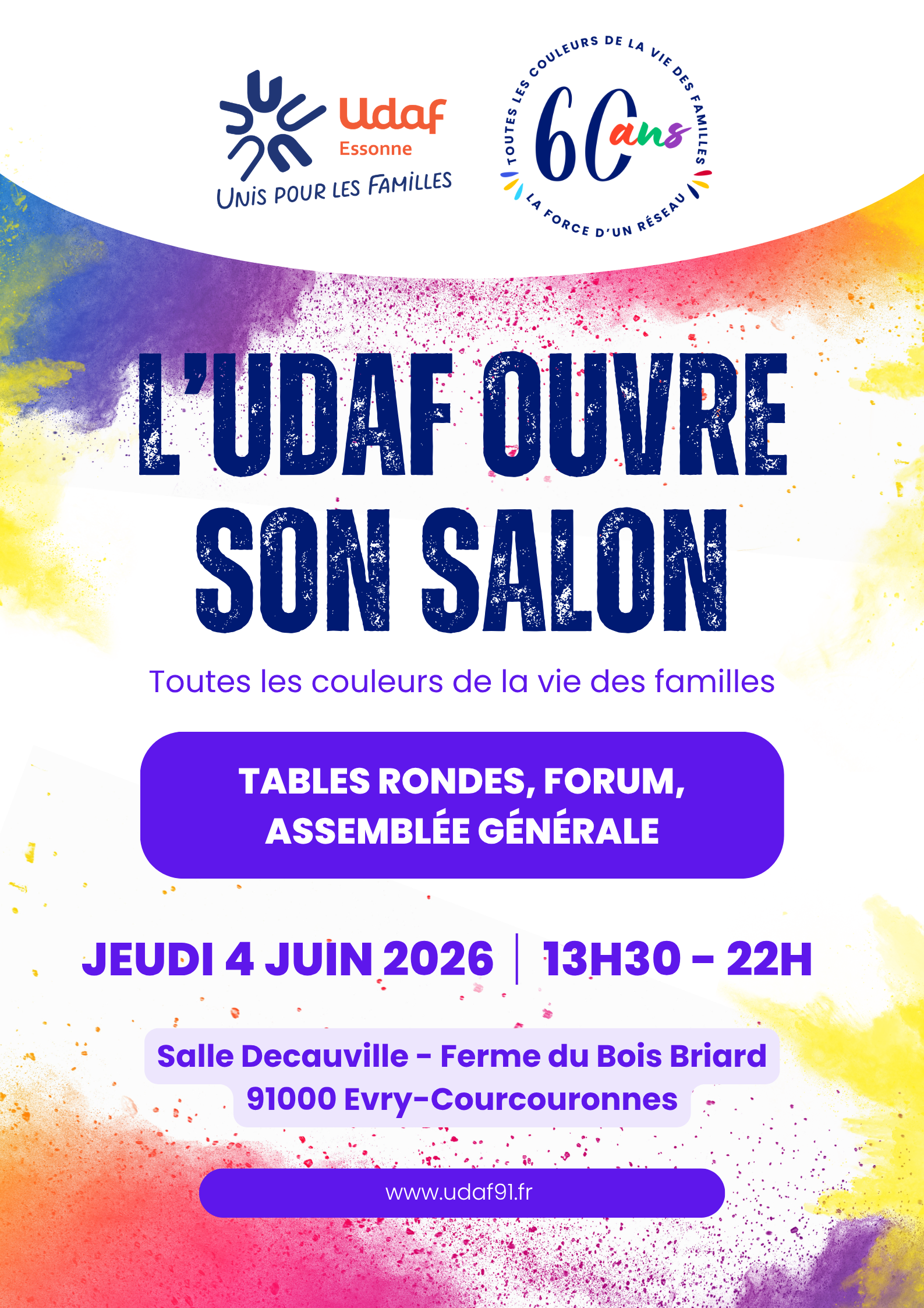 L’Udaf de l’Essonne ouvre son salon : le rendez-vous fédérateur des 60 ans