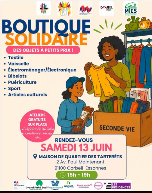 Une boutique solidaire pour consommer autrement à Corbeil-Essonnes