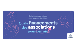 Affiche Enquête du CESE financement des associations
