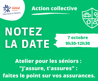 Notez la date semaine bleue j'assure t'assures