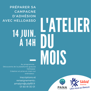Atelier du mois helloasso